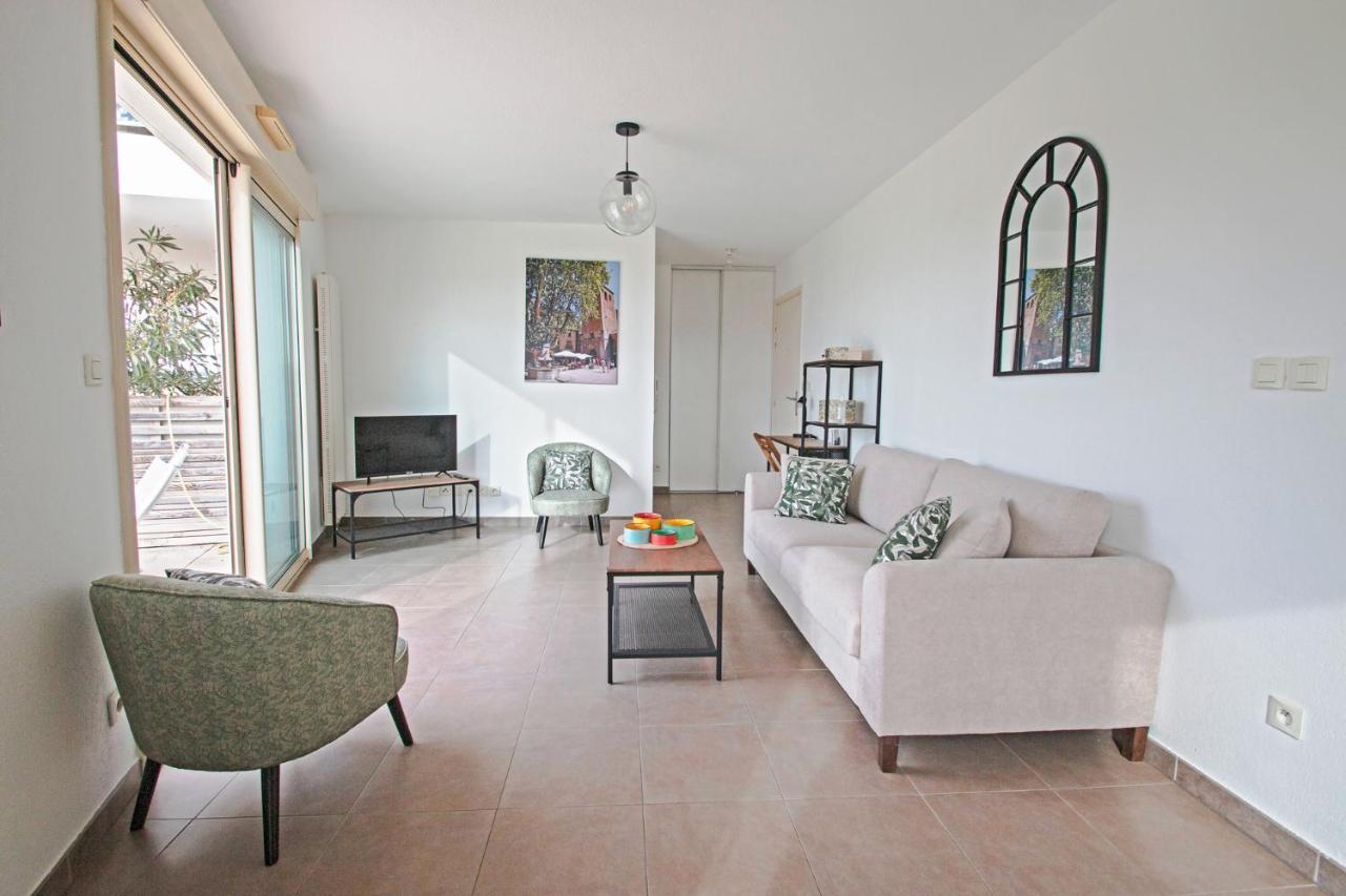 مونبيلييه Appartement 4 Personnes, Grande Terrasse, Parking Prive, Wifi المظهر الخارجي الصورة